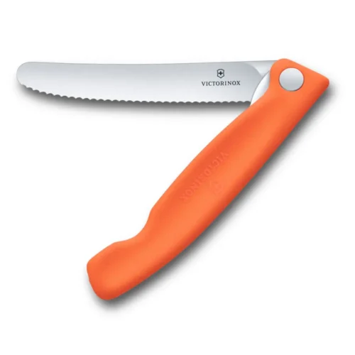 Victorinox Swiss Classic, Picknick Messer, 11cm, Wellen, orange, Box, 6.7839.FC1 – Ansicht 1