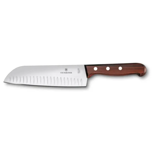 Victorinox Wood, Santokumesser, 17cm, gerade, Kullen, mod. Ahorn, G, 6.8520.17G – Ansicht 1