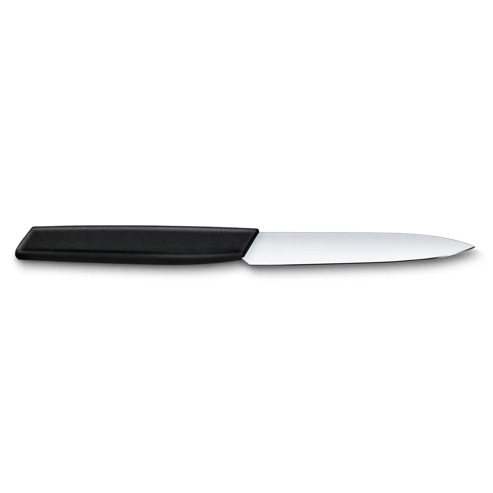 Victorinox Swiss Modern, Gemüsemesser, 10cm, gerade, schwarz, 6.9003.10 – Ansicht 2