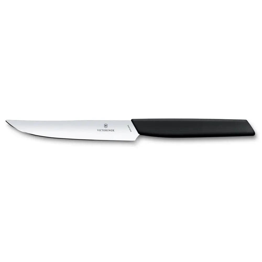 Victorinox Swiss Modern, Steakmesser, 12cm, gerade, schwarz, 6.9003.12 – Ansicht 1