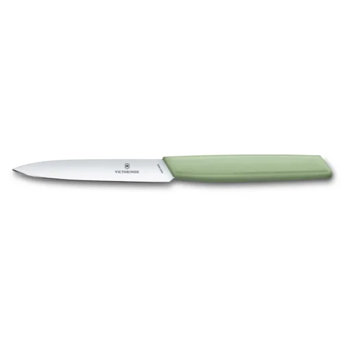 Victorinox Swiss Modern, Gemüsemesser, 10cm, gerade, moss, 6.9006.1042 – Ansicht 1