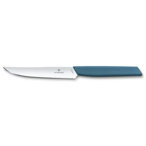 Victorinox Swiss Modern, Steakmesser, 12cm, gerade, cornflower, 6.9006.122 – Ansicht 1