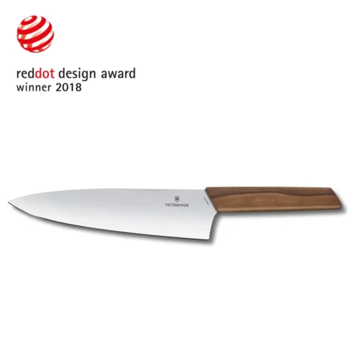 Victorinox Swiss Modern, Kochmesser, 20cm, gerade, Nussbaum, G, 6.9010.20G – Ansicht 1