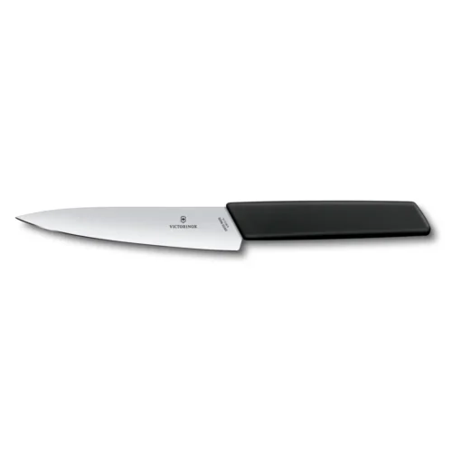 Victorinox Swiss Modern, Kochmesser, 15cm, gerade, schwarz, B, 6.9013.15B – Ansicht 1
