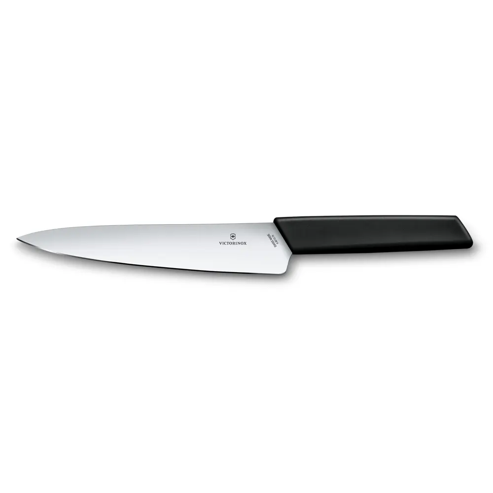 Victorinox Swiss Modern, Kochmesser, 19cm, gerade, schwarz, B, 6.9013.19B – Ansicht 1