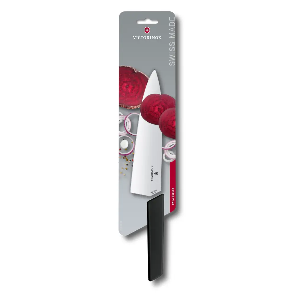 Victorinox Swiss Modern, Kochmesser, 20cm, gerade, schwarz, B, 6.9013.20B – Ansicht 4