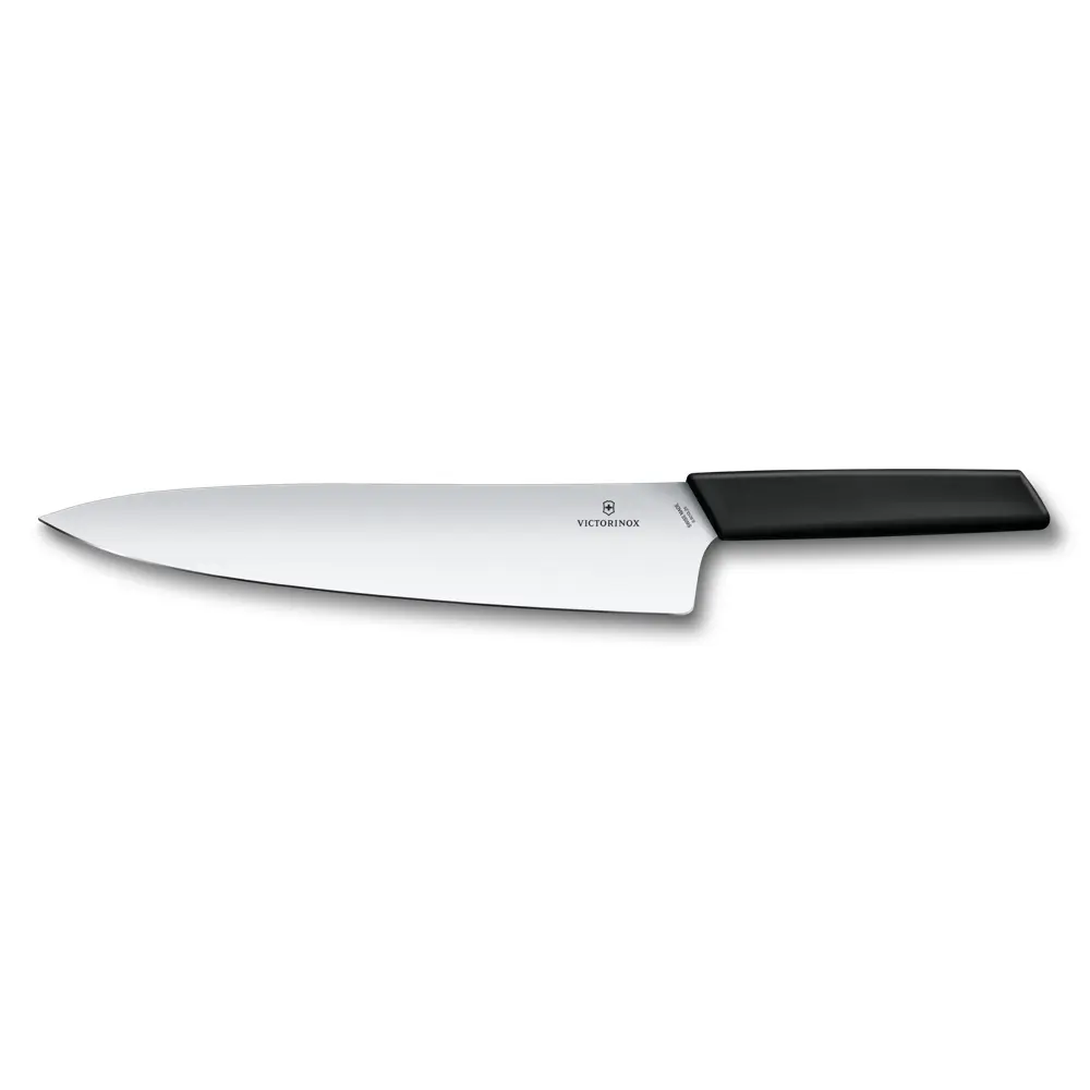 Victorinox Swiss Modern, Kochmesser, 25cm, gerade, schwarz, B, 6.9013.25B – Ansicht 1