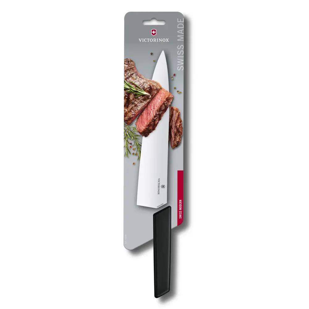Victorinox Swiss Modern, Kochmesser, 25cm, gerade, schwarz, B, 6.9013.25B – Ansicht 3