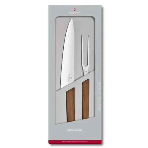 Victorinox Swiss Modern, Tranchier Set, 2tlg, Nussbaum, G, 6.9091.2 – Ansicht 1