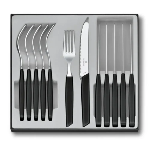 Victorinox Modern, Besteckset (Tomatenmesser), 12tlg, schwarz, 6.9093.11W.12 – Ansicht 1