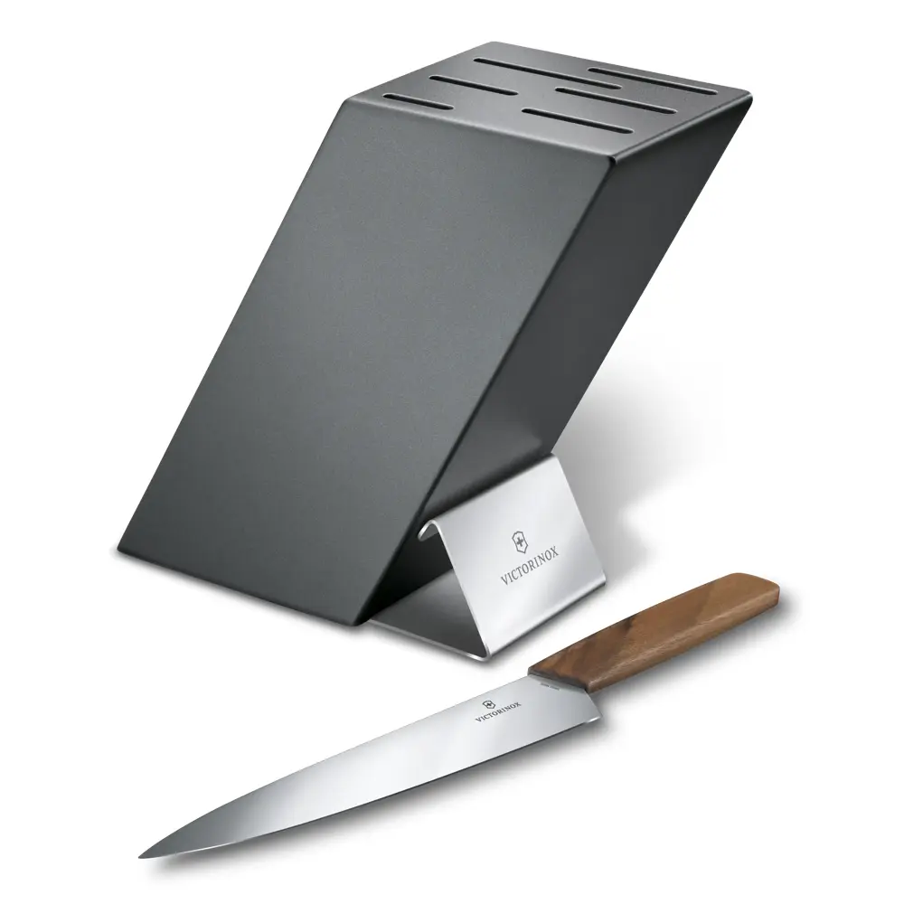 Victorinox Modern, Messerblock, Buchenholz anthrazit, leer, 7.7086.0 – Ansicht 2