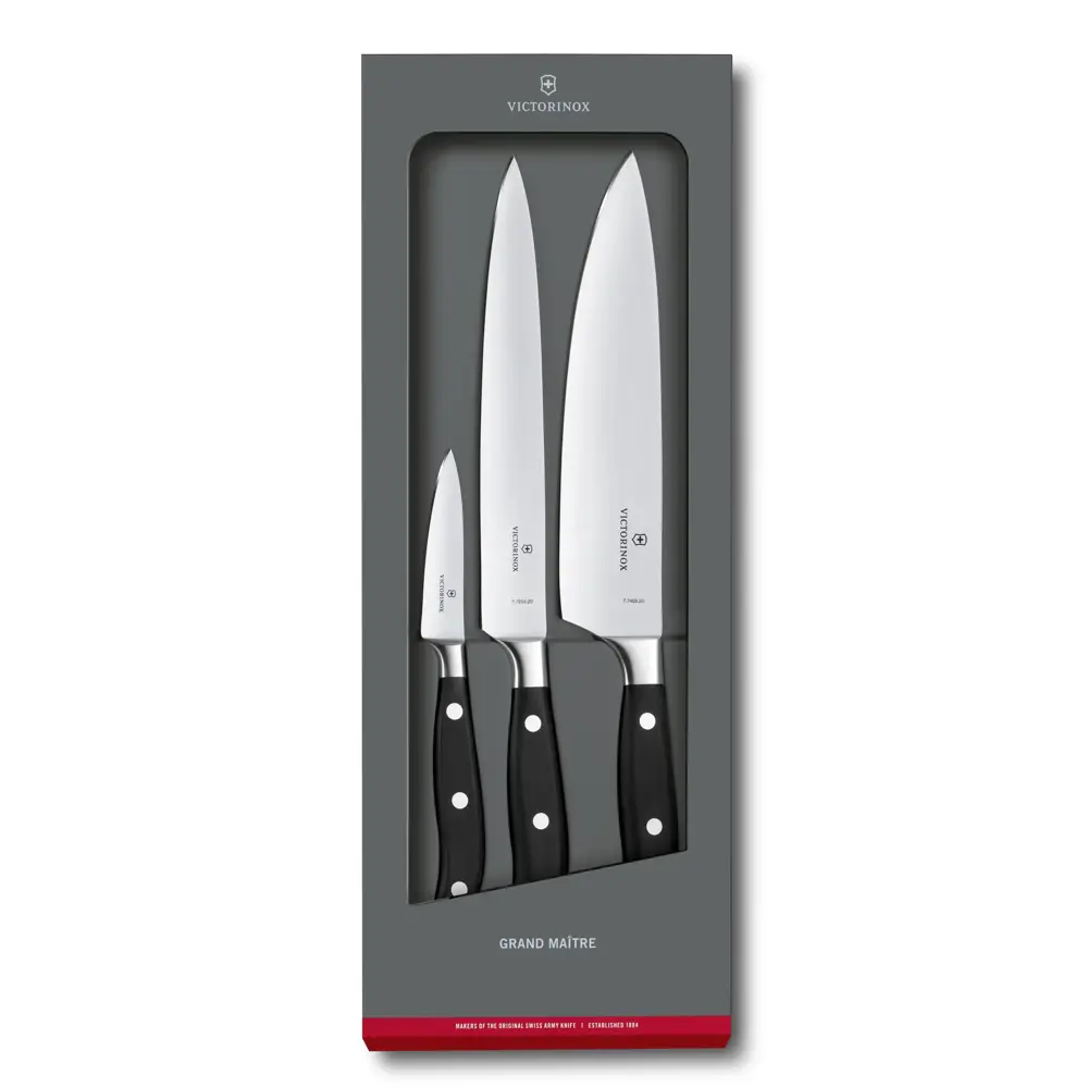 Victorinox Grand Maître, Kochmesser Set, 3tlg, POM, G, 7.7243.3 – Ansicht 1