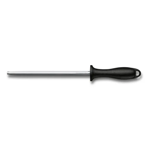 Victorinox Classic, Abziehstahl, 20 cm, Mittelfeinzug, rund, Schwarz, 7.8014 – Ansicht 1