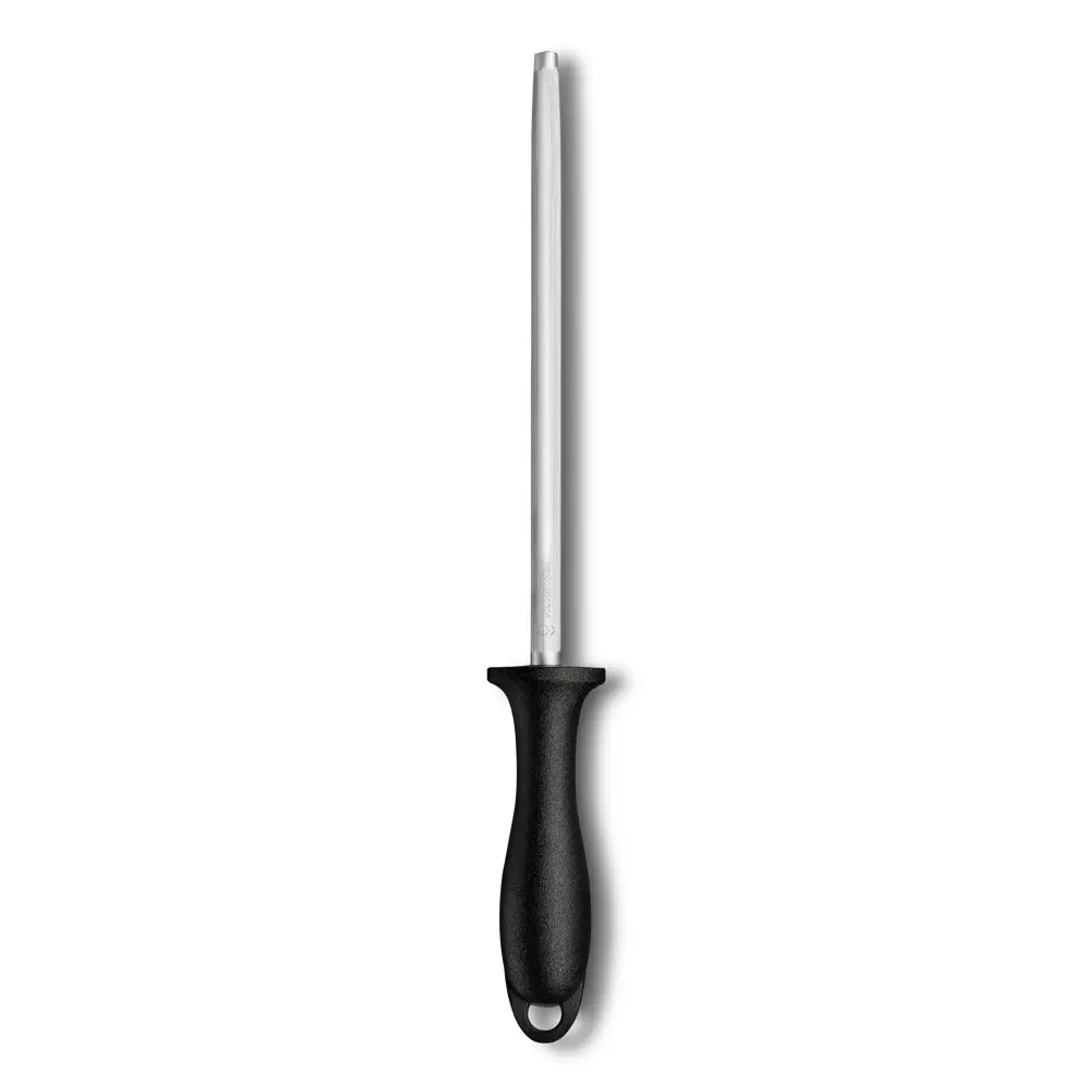 Victorinox Classic, Abziehstahl, 20 cm, Mittelfeinzug, rund, Schwarz, 7.8014 – Ansicht 3