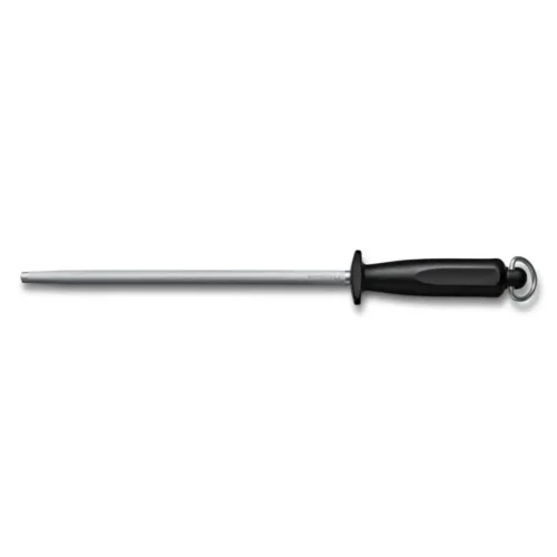 Victorinox Classic, Abziehstahl , 25cm, Mittelfeinzug, rund, schwarz, 7.8303 – Ansicht 1