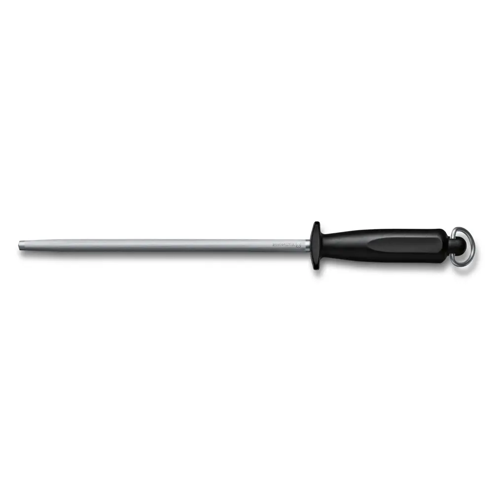 Victorinox Classic, Abziehstahl , 25cm, Mittelfeinzug, rund, schwarz, 7.8303 – Ansicht 1