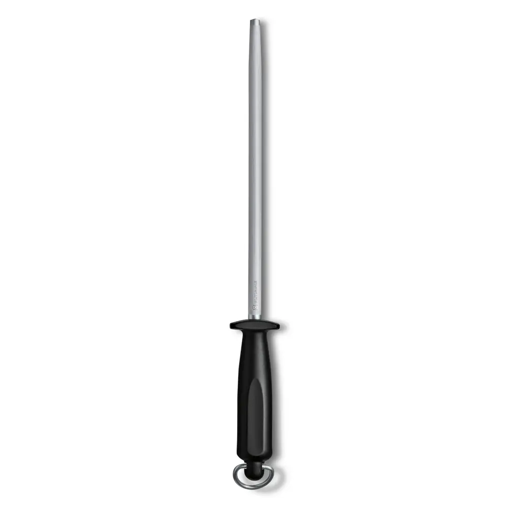 Victorinox Classic, Abziehstahl , 25cm, Mittelfeinzug, rund, schwarz, 7.8303 – Ansicht 2