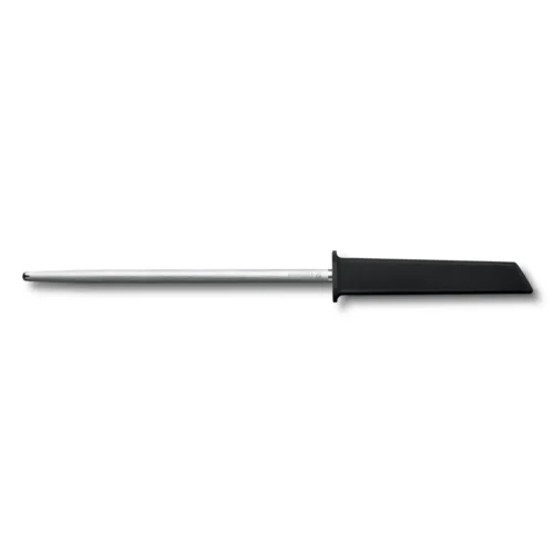Victorinox Modern, Abziehstahl, 23 cm, Mittelfeinzug, rund, schwarz, 7.8306 – Ansicht 1