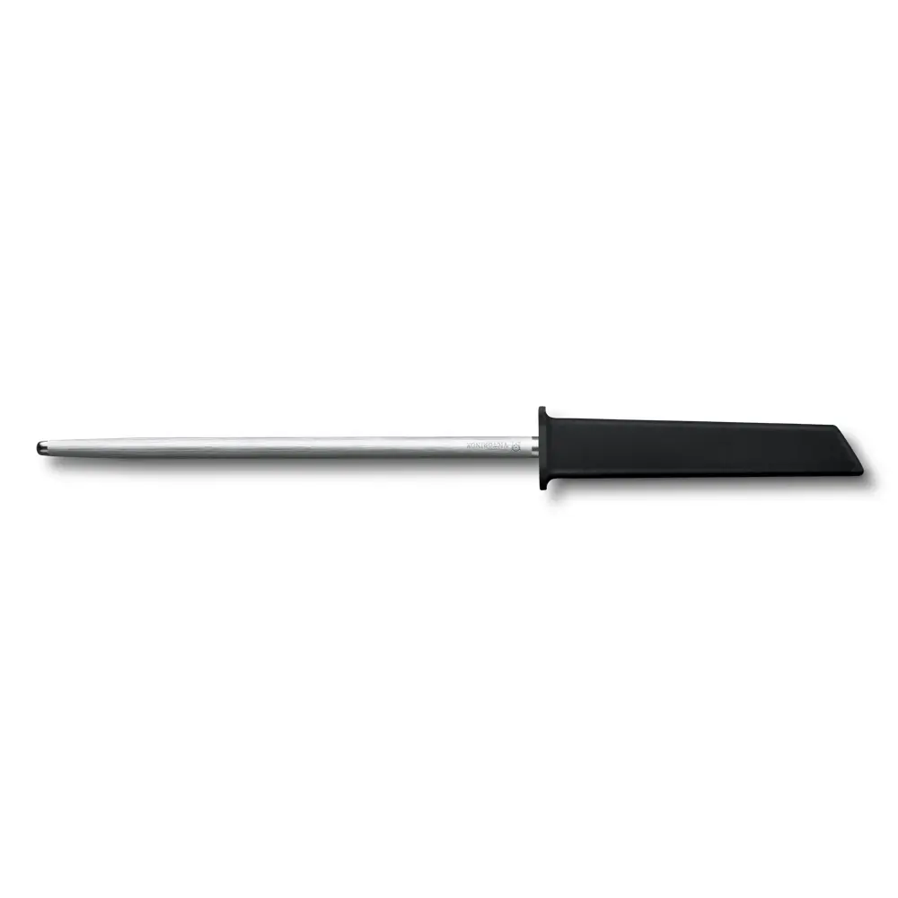 Victorinox Modern, Abziehstahl, 23 cm, Mittelfeinzug, rund, schwarz, 7.8306 – Ansicht 1