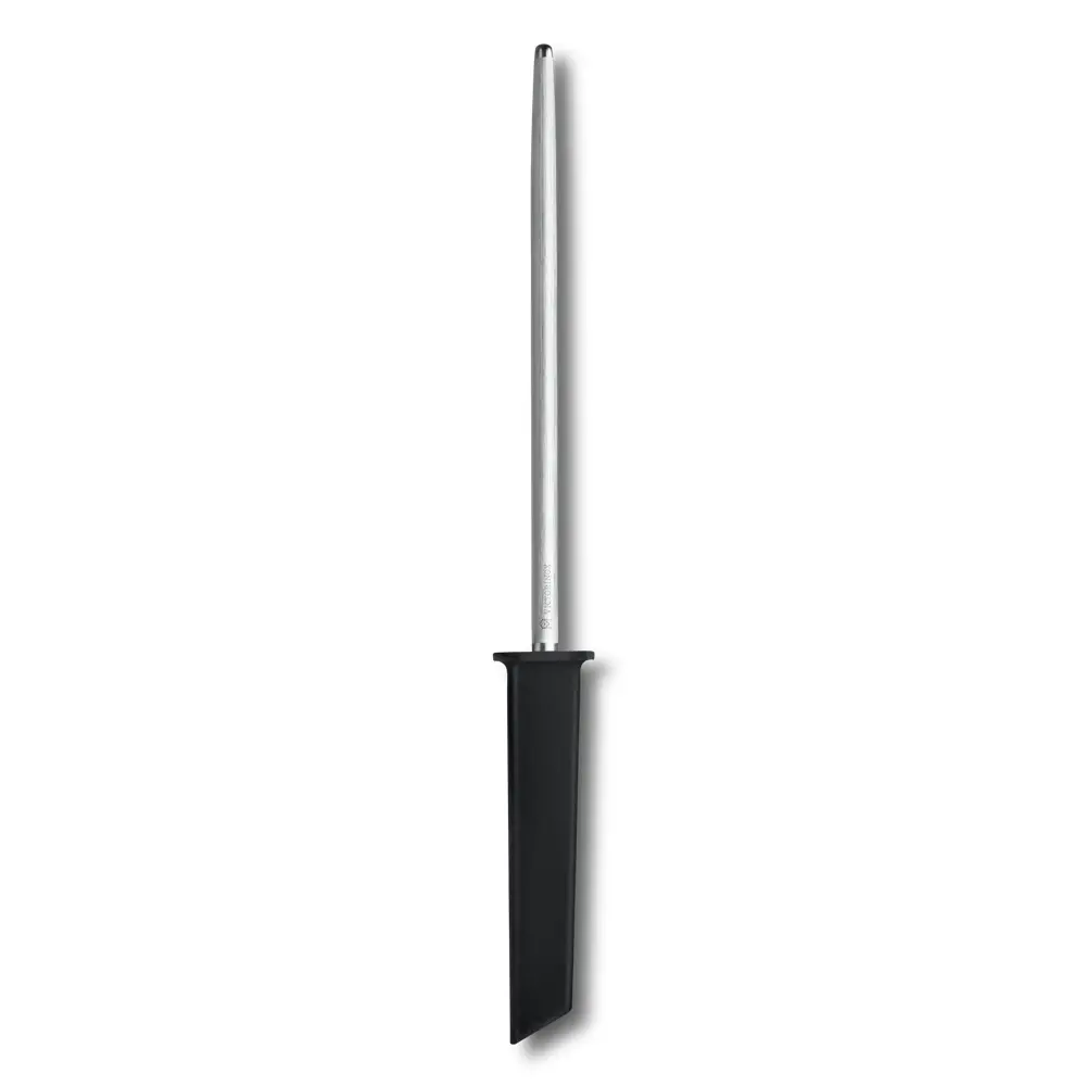 Victorinox Modern, Abziehstahl, 23 cm, Mittelfeinzug, rund, schwarz, 7.8306 – Ansicht 3