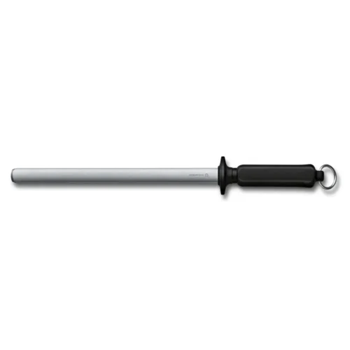 Victorinox Küchenstahl, 26cm, diamantbeschichtet, oval, schwarz, 7.8323 – Ansicht 1
