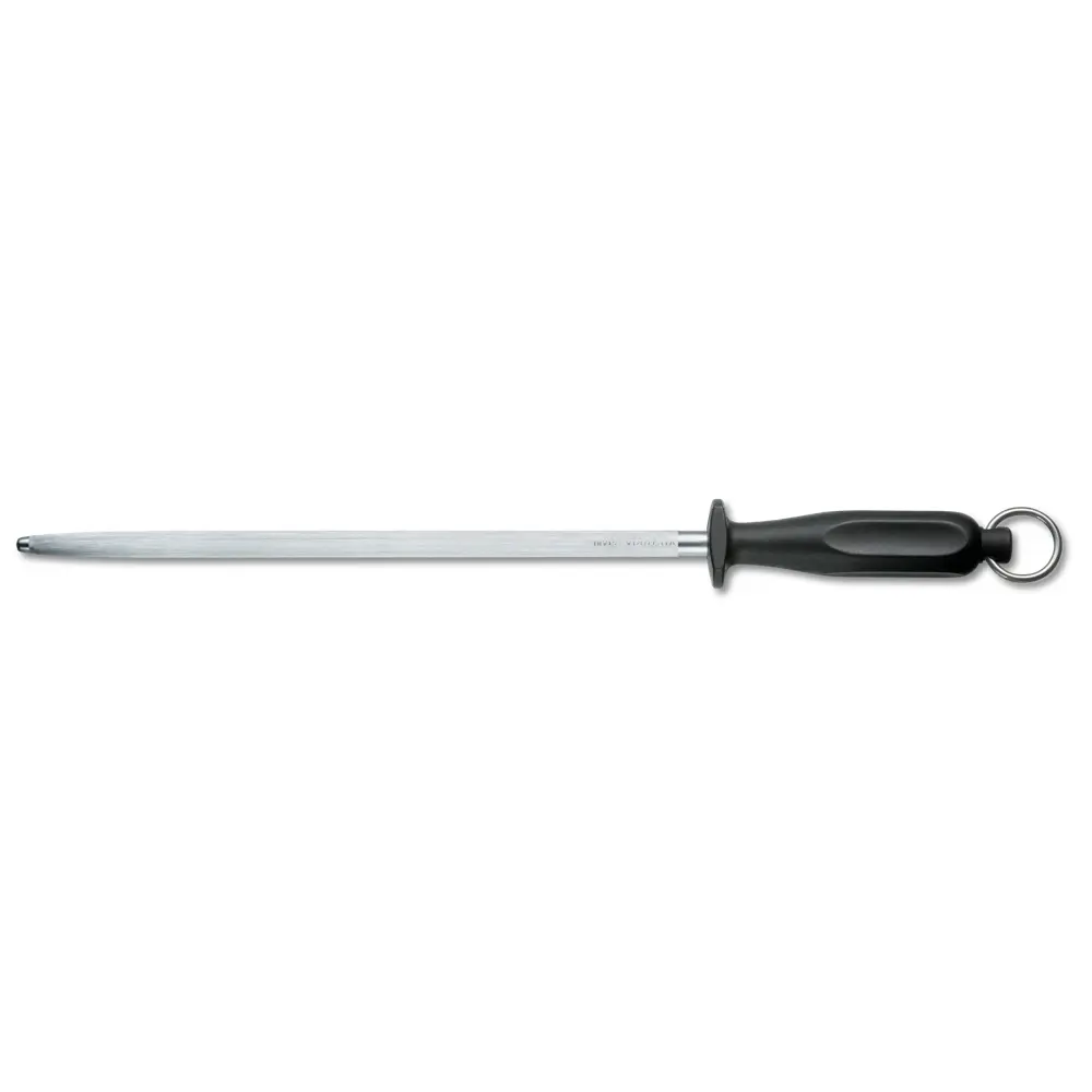 Victorinox Metzgerstahl, 30cm, Feinzug, rund, schwarz, 7.8513 – Ansicht 1