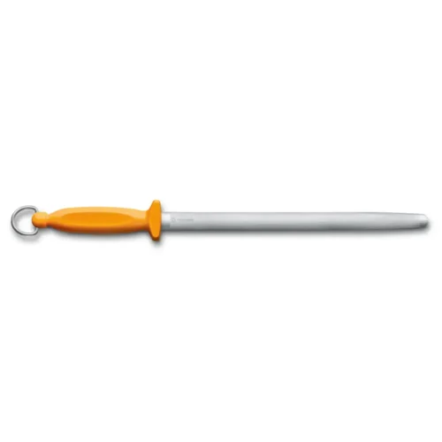 Victorinox Swibo, Metzgerstahl, 30cm, Feinzug, oval, orange, 7.8516 – Ansicht 1