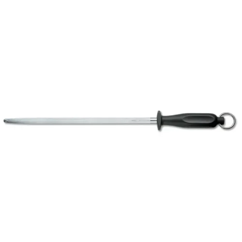 Victorinox Metzgerstahl, 30cm, Feinzug, oval, schwarz, 7.8523 – Ansicht 1